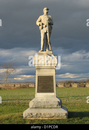Das Antietam National Battlefield in Maryland ist der Schauplatz der Schlacht von Antietam, einer der blutigsten Schlachten des Amerikanischen Bürgerkriegs, die am 17. September 1862 ausgetragen wurde. Das Schlachtfeld ist heute als Nationalpark erhalten. Stockfoto