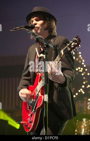 GAZ Coomes und Supergrass Rock Band in Concert am regal in Oxford 2009 Stockfoto