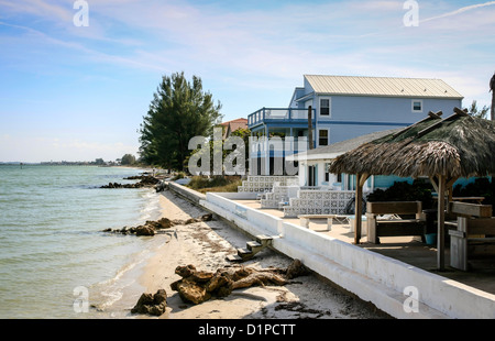 Seegrundstück auf der exklusiven Anna Maria Island Florida Stockfoto