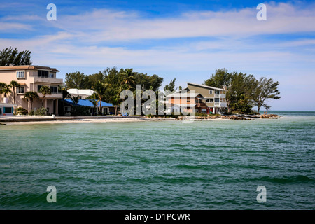 Seegrundstück auf der exklusiven Anna Maria Island Florida Stockfoto