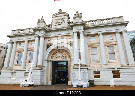 Eingang zum National Maritime Museum Greenwich London UK Stockfoto