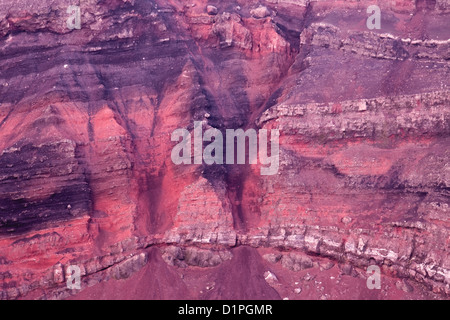 Rhyolite Felsen im Ljotipollur Crater, Landmannalaugar, Island Juni Stockfoto