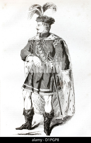 Heinrich v., König von England, (1386-1422). Antike Darstellung, 1855. Stockfoto