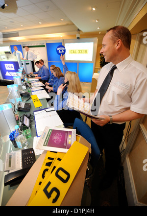 Die DVLA Auktion von personalisierten Registrierungen im Dormy House Hotel in der Nähe von Broadway, Worcestershire - Damian Lawson, Marketing Stockfoto