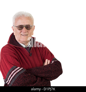 Porträt von senior glücklich Stockfoto