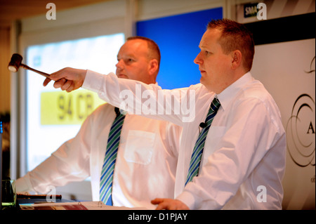 Die DVLA Auktion von personalisierten Registrierungen im Dormy House Hotel in der Nähe von Broadway, Worcestershire Stockfoto