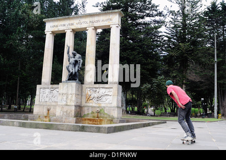 Rafael Uribe-Denkmal in der Cundimarca Abteilung BOGOTA Kolumbien Stockfoto