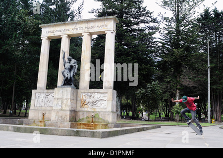 Rafael Uribe-Denkmal in der Cundimarca Abteilung BOGOTA Kolumbien Stockfoto