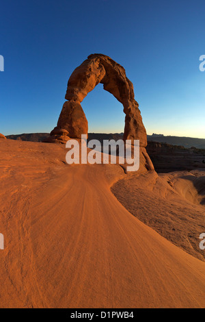 Delicate Arch, Arches-Nationalpark, Moab, Utah, USA Stockfoto