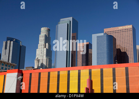 Skyline von Downtown Los Angeles, California, Vereinigte Staaten von Amerika, USA Stockfoto