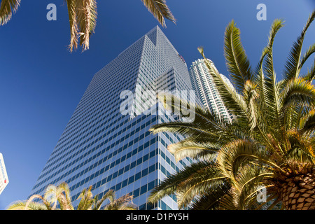 Citibank Tower, die Innenstadt von Los Angeles, California, Vereinigte Staaten von Amerika, USA Stockfoto