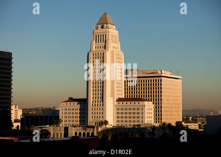 Rathaus, die Innenstadt von Los Angeles, California, Vereinigte Staaten von Amerika, USA Stockfoto