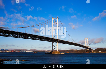 Forth Road Bridge, South Queensferry, Edinburgh, Schottland Stockfoto