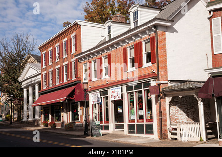 North Main Street in Doylestown, PA Stockfoto