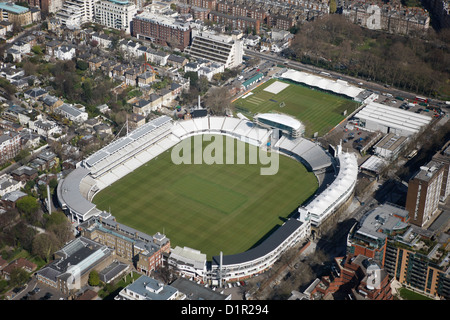 Luftaufnahme des Lords Cricket Ground Stockfoto