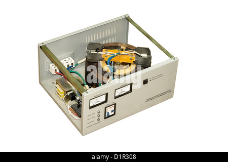 Gerät, Box, Komponente, Kontrolle, digital, Elektro, Elektrotechnik, Elektrizität, Elektronik, Energieeffizienz, Energieeinsparung, eq Stockfoto