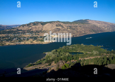 Columbia River Gorge in der Nähe von Hood River, Oregon, USA Stockfoto