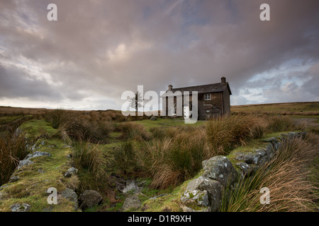 Nonnen Kreuz Bauernhof Nr Princetown Dartmoor Nationalpark Devon UK Stockfoto