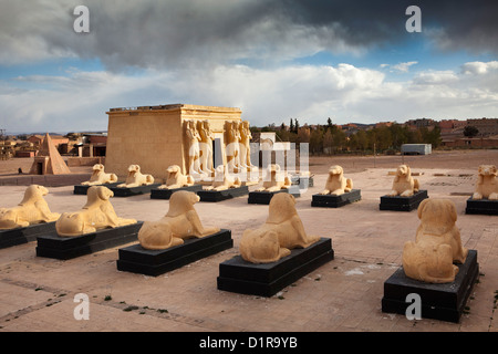 In der Nähe von Ouarzazate, Marokko Atlas Film Studios. Stockfoto