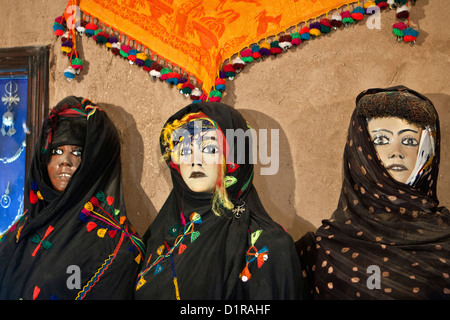 Marokko, in der Nähe von Zagora, Kasbah Ziwane. Museum für Kunst und Traditionen von Draa-Tal. Stockfoto