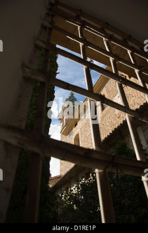 Echte Cartuja de Valldemossa ist ein altes Kloster, Kirche und Gehäuse mehrere kulturelle Ausstellungen Stockfoto