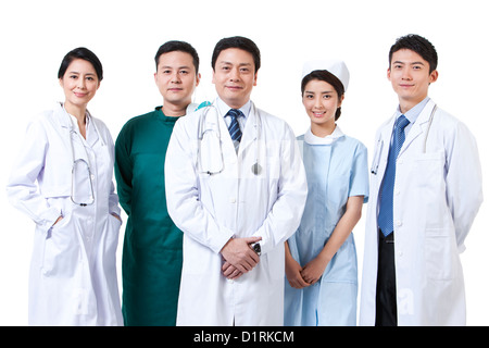 Porträt von professionellen medizinischen team Stockfoto