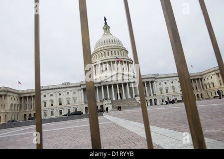 Ansichten des United States Capitol Building, Heimat der Kongress der Vereinigten Staaten. Stockfoto