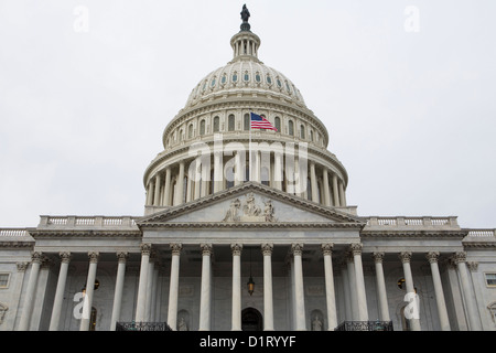 Ansichten des United States Capitol Building, Heimat der Kongress der Vereinigten Staaten. Stockfoto