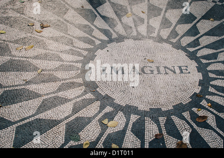 Strawberry Fields-John Lennon vorstellen Memorial Stockfoto