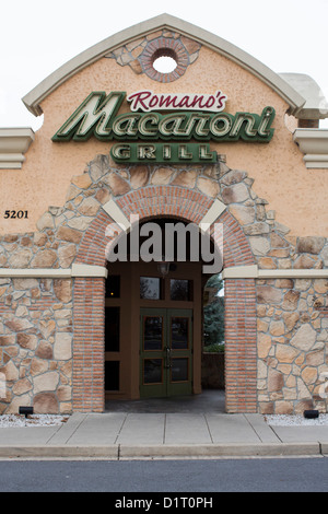 Eine Romano Macaroni Grill legeres Kette Restaurant. Stockfoto