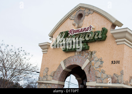 Eine Romano Macaroni Grill legeres Kette Restaurant. Stockfoto