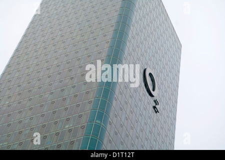 O2-Tower in München, geaorg brauchle Ring, Bayern, Deutschland Stockfoto