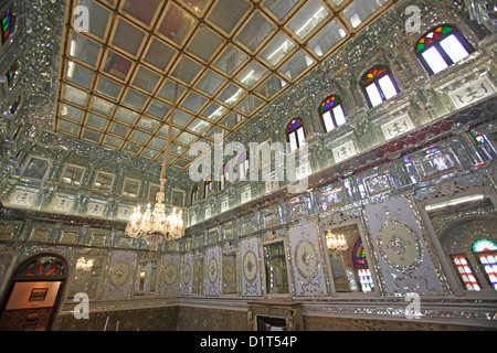 Innere des Golestan Palast, Teheran, Iran Stockfoto