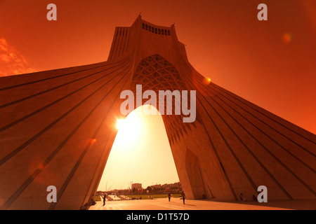 Das Azadi-Turm oder King Memorial Tower, Teheran, Iran Stockfoto