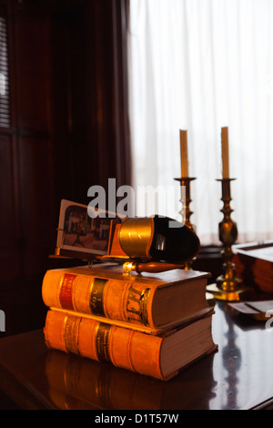 Kanada, British Columbia, Vancouver Island, Victoria, Craigdarroch Castle, inneren detail Stockfoto