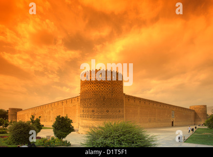 Arg-e Karim, auch genannt die Zitadelle von Karim Khan, Shiraz, Iran Stockfoto