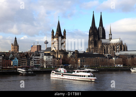 St. Martins Kirche, zwischen Bereich der Kölner Innenstadt, Nordrhein-Westfalen, Deutschland, Europa Stockfoto