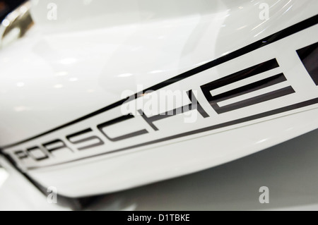 Logo der Porsche 908 historische Rennwagen der 60er Stockfoto