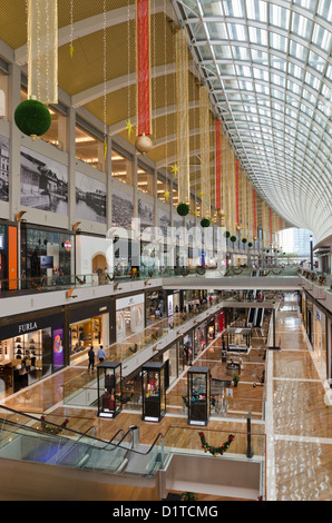 Die Shoppes at Marina Bay Sands, Singapur Stockfoto