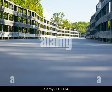 Promenade am Strand von Annes Straßenrand in Florida Keys von Route 1 Overseas Highway Stockfoto