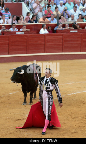 Sanlúcar, Spanien, der Stierkampfarena von Sanlucar de Barrameda Stockfoto