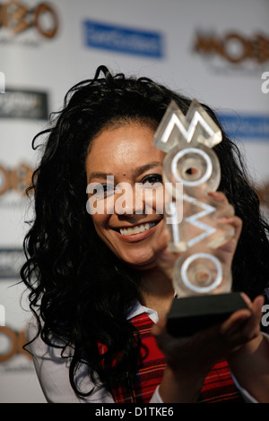 Kanya König kündigt MOBO Awards im Jahr 2009 nach Glasgow kommen. Stockfoto