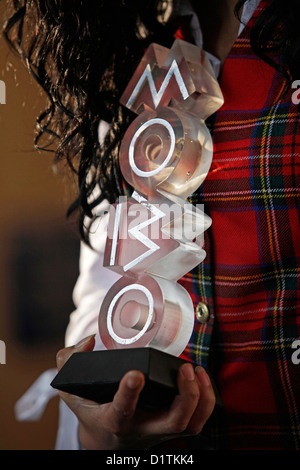 Kanya König kündigt MOBO Awards im Jahr 2009 nach Glasgow kommen. Stockfoto