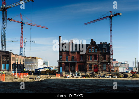 Toronto bereitet sich auf den 2015 Pan American/Parapan Panamerikanischen Spielen mit dem Bau des Sportlers Dorf hosten Stockfoto