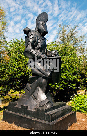 Der Schlagzeuger, Autor Michael Sandle, Skulptur Garten, New Orleans, Louisiana, USA, Nordamerika Stockfoto