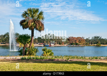 New Orleans Stadtpark begrüßt neue Big Lake Erweiterungen, Louisiana, USA, Nordamerika Stockfoto