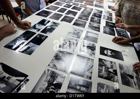 A '' Punctum "dokumentarische Fotografie-Workshop in Te Aviv Israel Stockfoto