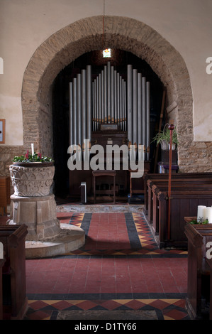 Kirche der Heiligen Dreifaltigkeit, Hinton in Hecken, Northamptonshire, England, UK Stockfoto