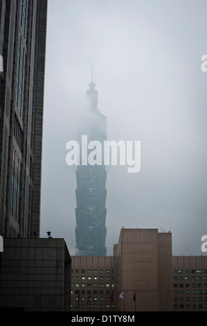 Ehemalige "weltweit höchste Gebäude", Taipei 101 Stockfoto