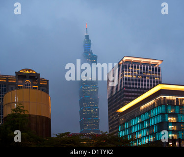 Ehemalige "weltweit höchste Gebäude", Taipei 101 Stockfoto